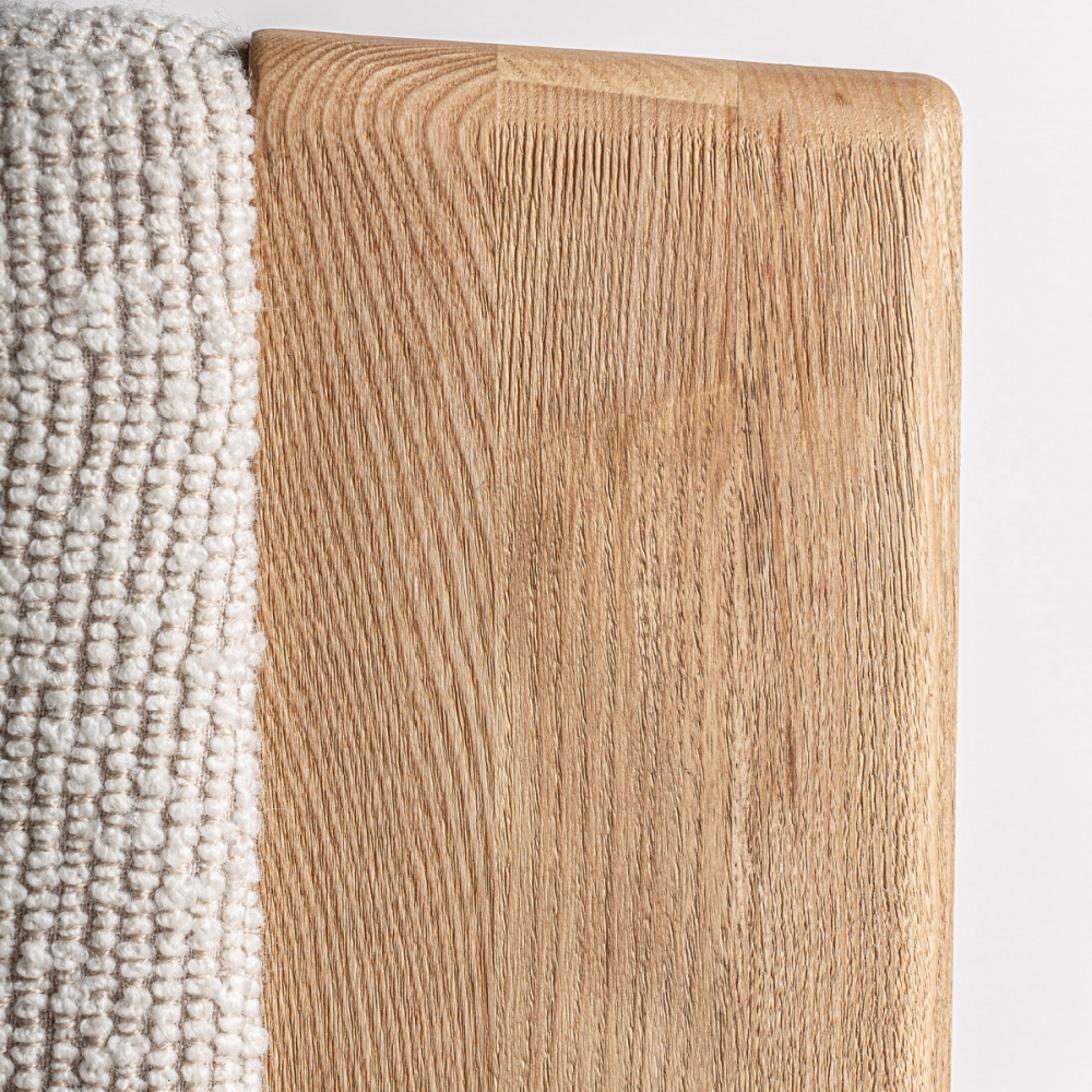 Natural Oak Frame Padded Armchair | Vical Home Nara