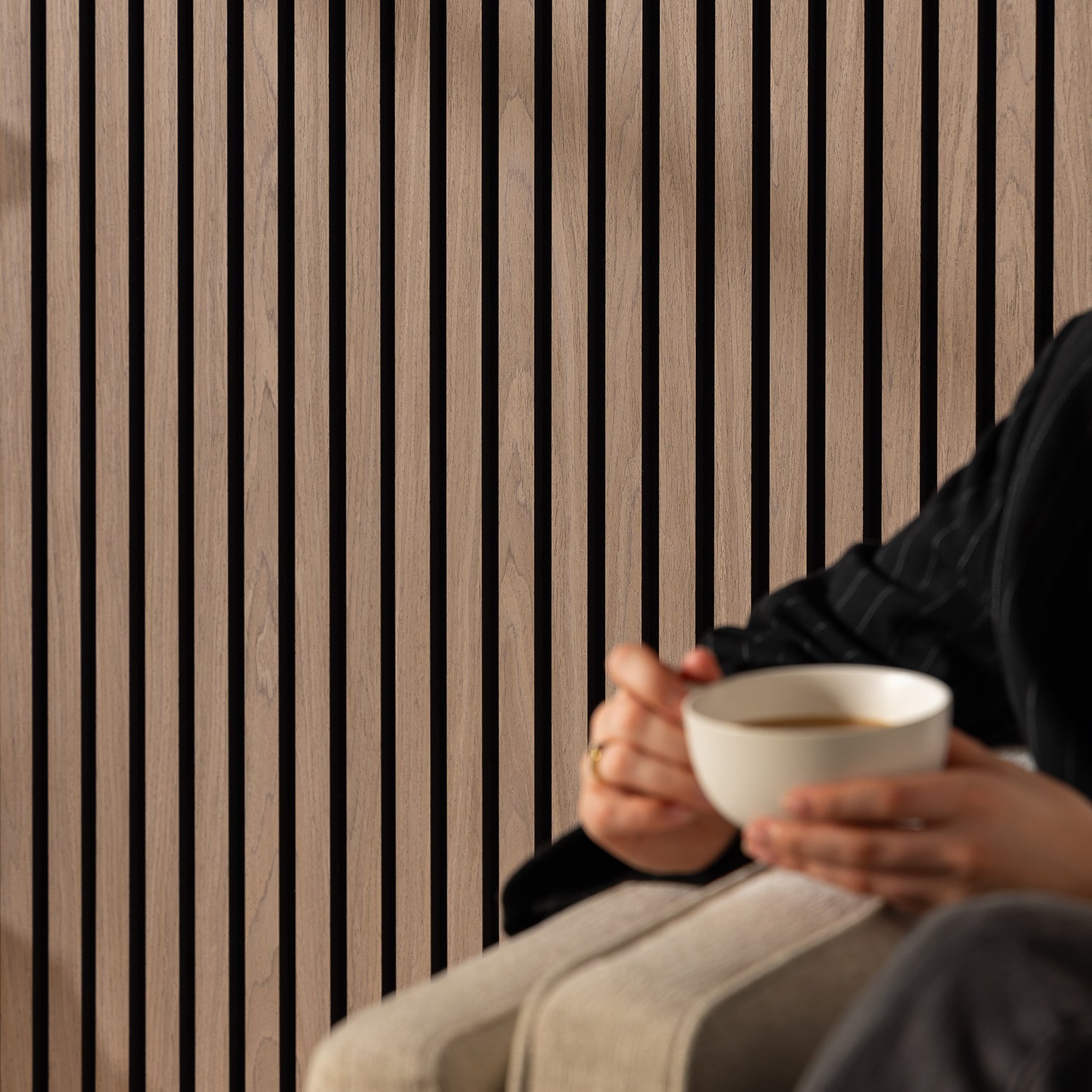 SlatWall Acoustic Walnut