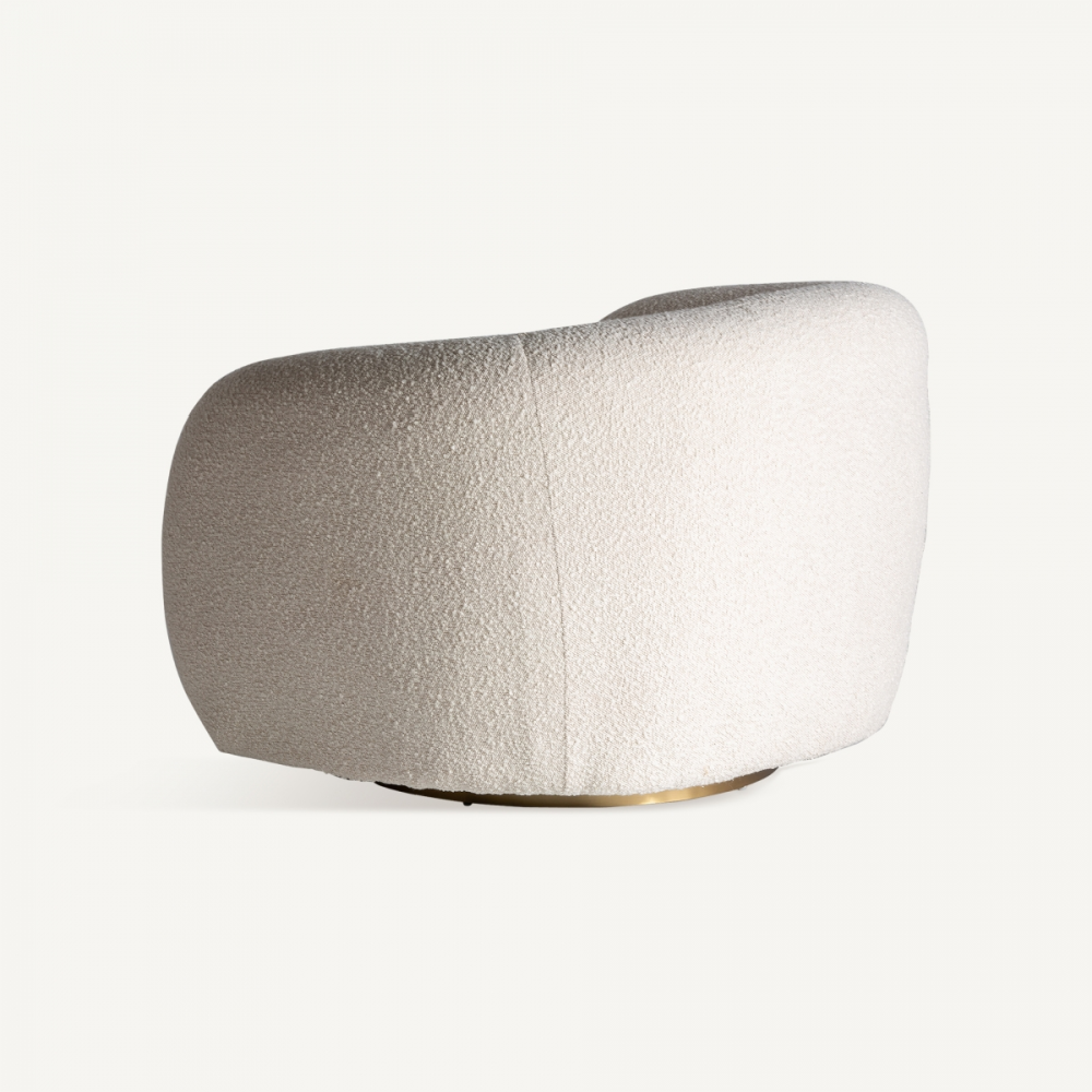 Cream Bouclé Armchair | Vical Home Scorze