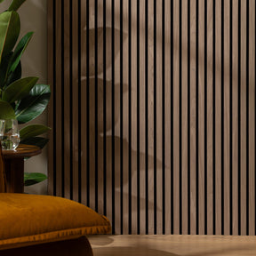 SlatWall Acoustic Walnut