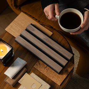 SlatWall Acoustic Walnut