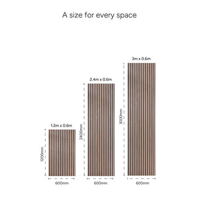 SlatWall Acoustic Walnut